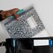 Plastic Storage Bins Containers with Lids (Clear/Seafoam Blue)
